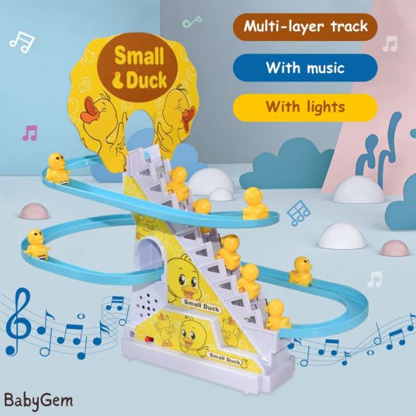 QuackTrack™ -Climbing Duck Parade Interactive Music & Lights