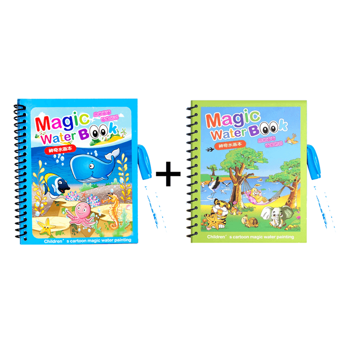 Magic Water Book (Reusable) + 1 Magic Water Pen