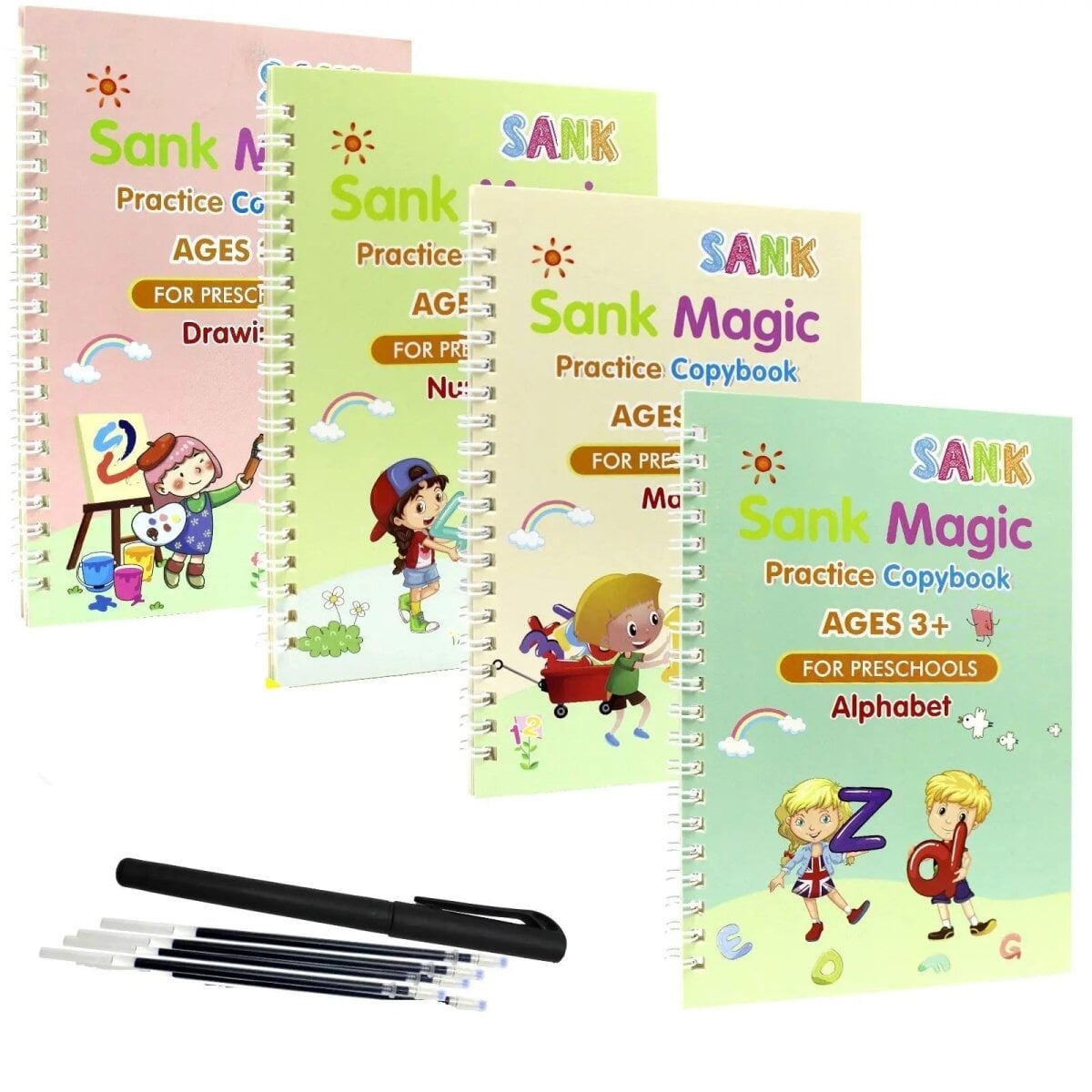 Magic Books Set: Write & Wipe BabyGem™