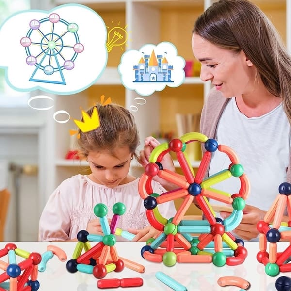 Magnetic Sticks Building Blocks | Early Learning Toy BabyGem™