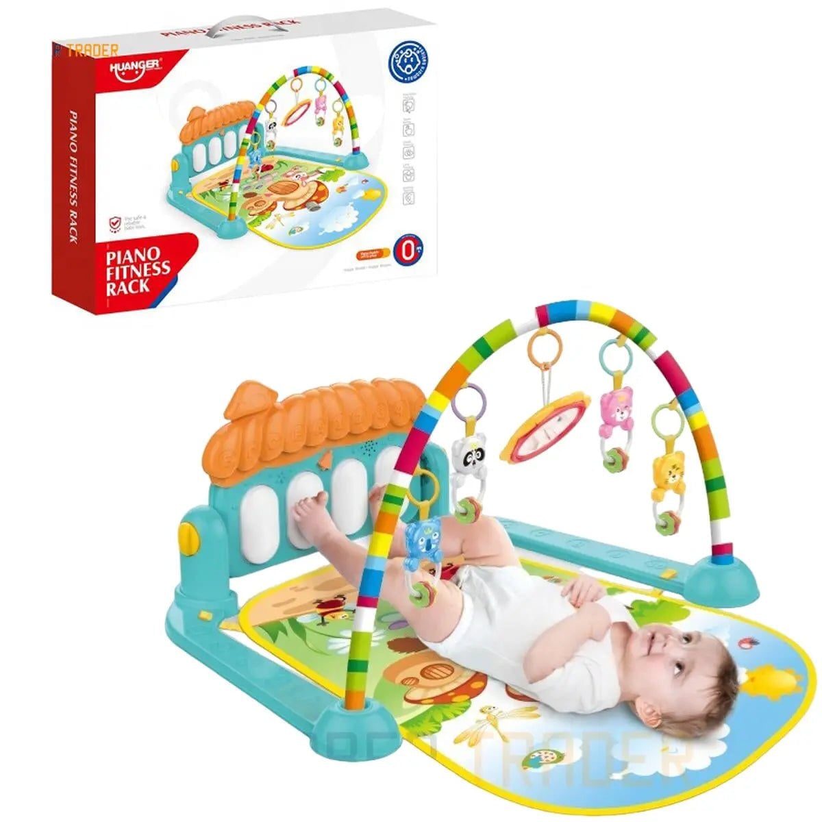 Musical Piano Baby Fitness Rack & play mat Baby & Toddlers BabyGem™