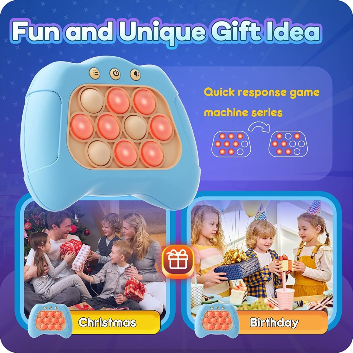 Pop It! PRO - The Light - Up, Pattern - Popping Game - Baby Gem
