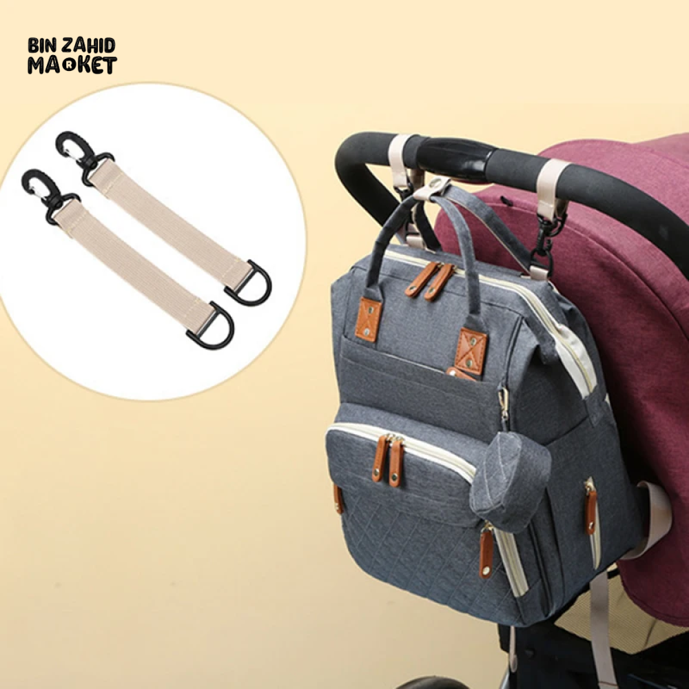 Large Capacity Waterproof Mummy Bag Backpack – Unisex Baby Diaper Bag (Pakistan)