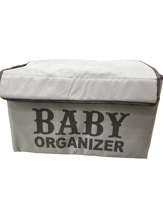 Baby Diaper Caddy Organizer, Foldable Felt Storage Bag with Multi Pockets and Flexible Compartments
