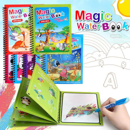 Magic Water Book (Reusable) + 1 Magic Water Pen