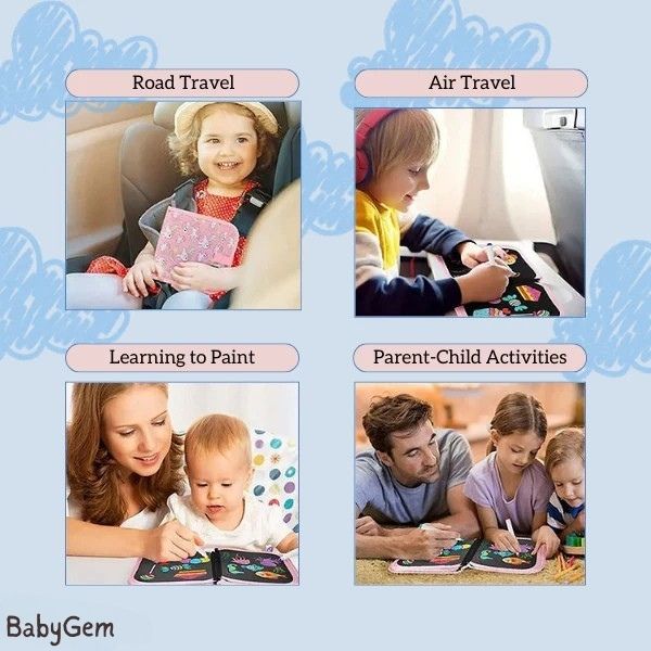 BabyGem™ – The Reusable Erasable Doodle Book for Endless Creativity BabyGem™