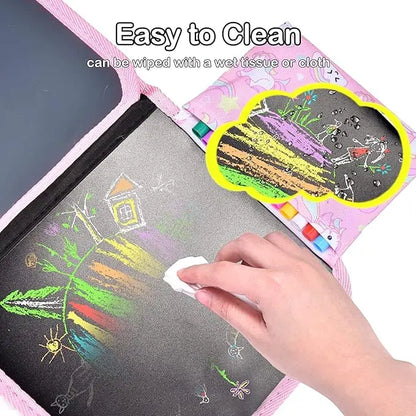 Erasable and Reusable Doodle Magic Book with 3 Markers & 2 Wipes - Baby Gem