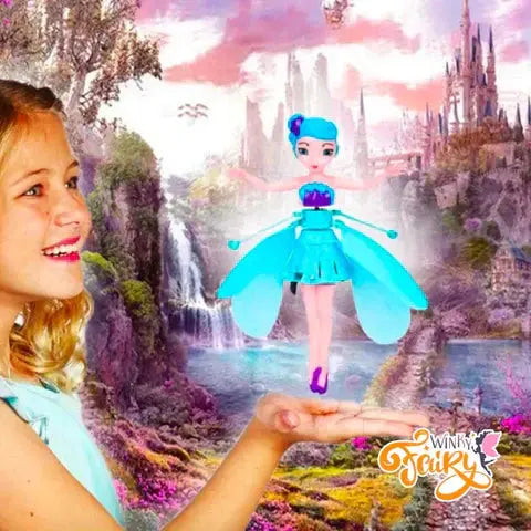 Imported Magic Flying Fairy Princess Doll Gesture Sensing For Kids with Usb Rechargeable Mini Flying Toy darvaza.pk