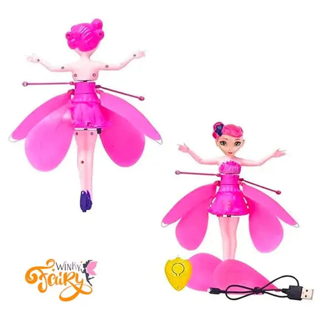 Imported Magic Flying Fairy Princess Doll Gesture Sensing For Kids with Usb Rechargeable Mini Flying Toy darvaza.pk