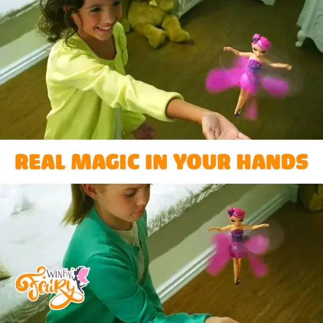 Imported Magic Flying Fairy Princess Doll Gesture Sensing For Kids with Usb Rechargeable Mini Flying Toy darvaza.pk