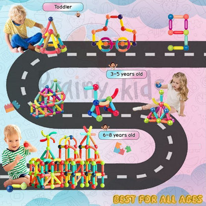 Magnetic Sticks Building Blocks | Early Learning Toy - Baby Gem