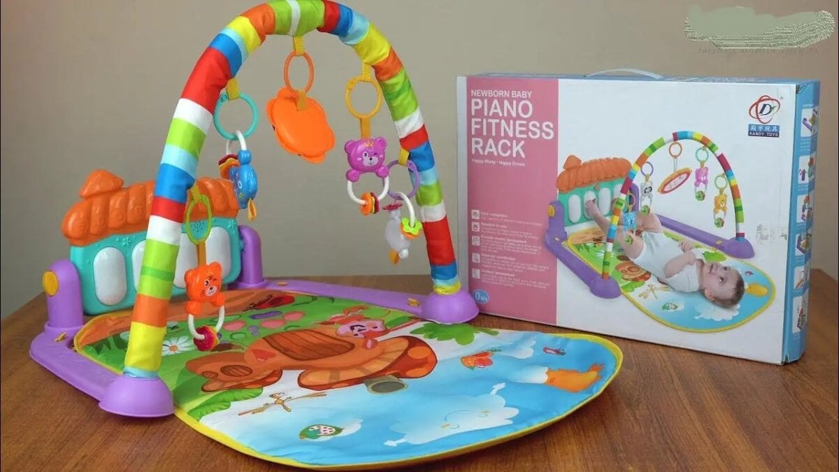 Musical Piano Baby Fitness Rack & play mat Baby & Toddlers BabyGem™ 